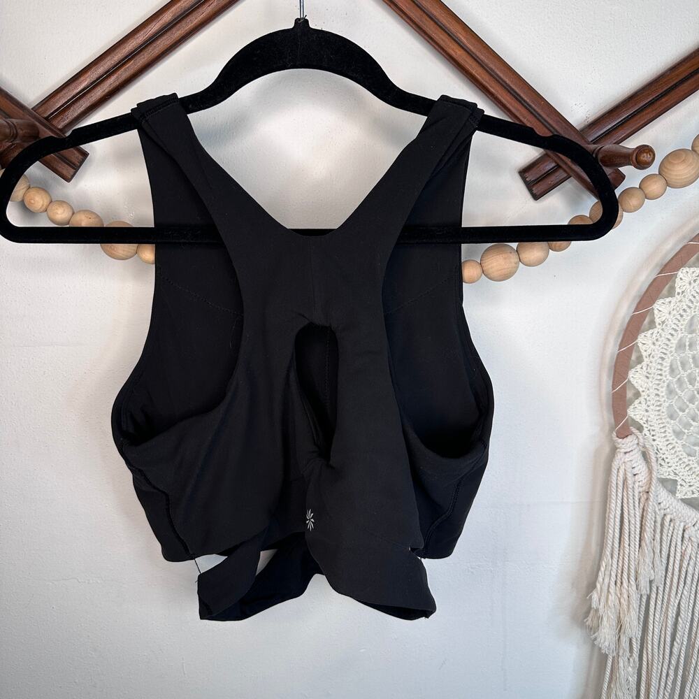 Athleta Black Strappy Sports Bra - Picture 2 of 3